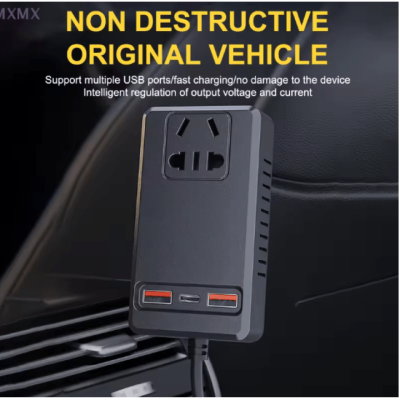 C12 - Intelligent Car Power Inverter with USB Ports